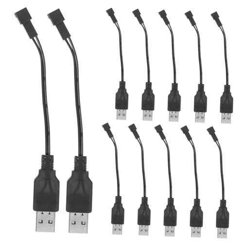 YARNOW 12 Stück USB Ladekabel Kurzadapter für Elektrisches Bubble Machine Rc Auto Zubehör Sicher Schnell Ladegerät USB Stromversorgungskabel YARNOW 12 Stück USB Ladekabel Kurzadapter für Elektrisches Bubble Machine Rc Auto Zubehör Sicher Schnell Ladegerät USB Stromversorgungskabel von YARNOW