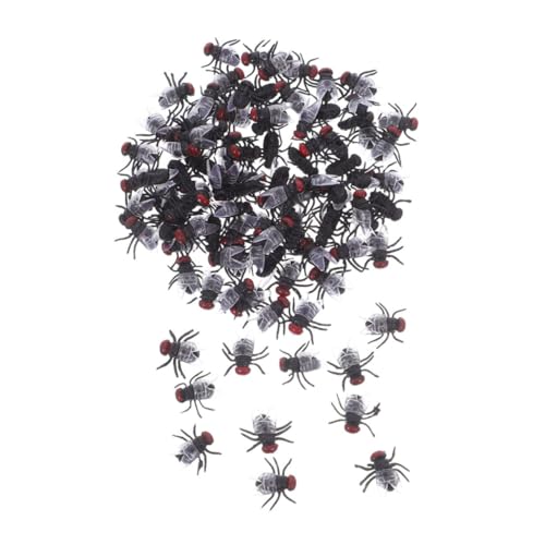 YARNOW 120 Stück Teiliges Realistisch Aussehender Kunststoff-fliegen Täuschend Echte Fake Flies für Halloween Karneval Aprilscherz Familienfeiern Wiederverwendbar und Kreative YARNOW 120 Stück Teiliges Realistisch Aussehender Kunststoff-fliegen Täuschend Echte Fake Flies für Halloween Karneval Aprilscherz Familienfeiern Wiederverwendbar und Kreative von YARNOW