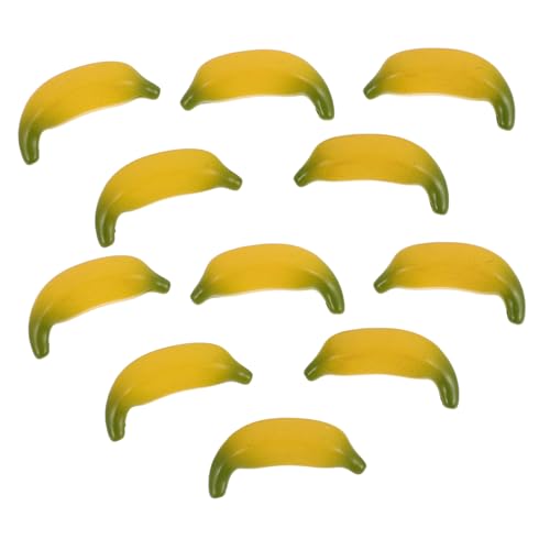 YARNOW 15 Stück Kleiner Gefälschte Bananen Künstliche Früchte für Selbstgemacht Deko Gelbe Miniatur Bananen für Fotografie Puppenhaus und Party YARNOW 15 Stück Kleiner Gefälschte Bananen Künstliche Früchte für Selbstgemacht Deko Gelbe Miniatur Bananen für Fotografie Puppenhaus und Party von YARNOW