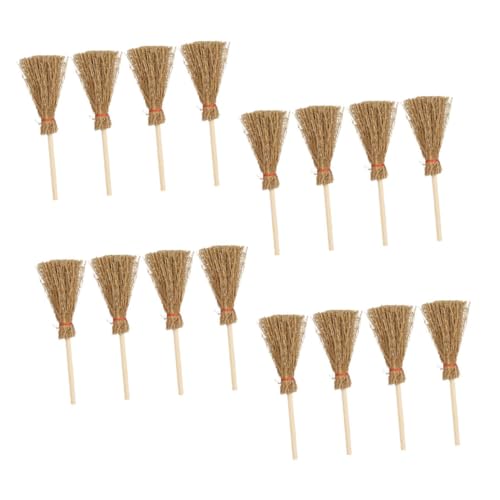 YARNOW 16 Stück Teiliges Mini Besen Realistische Miniatur Hexenbesen für Puppenhaus Dekoration für Mikro Landschaften Fotografie Requisiten und Kindergarten Modellgestaltung YARNOW 16 Stück Teiliges Mini Besen Realistische Miniatur Hexenbesen für Puppenhaus Dekoration für Mikro Landschaften Fotografie Requisiten und Kindergarten Modellgestaltung von YARNOW