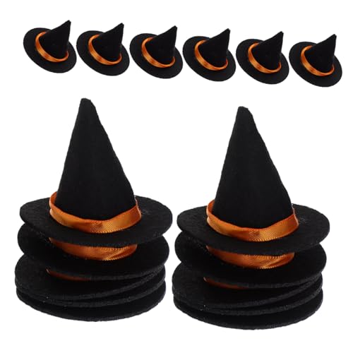 YARNOW 16 Stück Teiliges Mini Filz Hexenhüte Schwarz Halloween Flaschenverschlüsse Partydeko DIY Basteln Langlebig Kompakt Praktische Halloween Partyzubehör YARNOW 16 Stück Teiliges Mini Filz Hexenhüte Schwarz Halloween Flaschenverschlüsse Partydeko DIY Basteln Langlebig Kompakt Praktische Halloween Partyzubehör von YARNOW