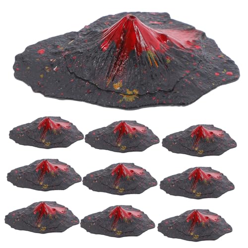 YARNOW 16 Stück Teiliges Vulkanmodell aus Kunststoff Detailgetreues Mikrolandschaftsdesign Robust und Farbbeständig für Aquarium und Bonsai Dekoration Fördert Kindliche YARNOW 16 Stück Teiliges Vulkanmodell aus Kunststoff Detailgetreues Mikrolandschaftsdesign Robust und Farbbeständig für Aquarium und Bonsai Dekoration Fördert Kindliche von YARNOW