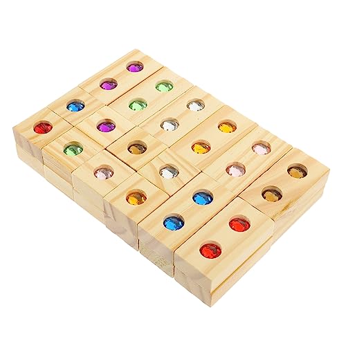 YARNOW Edelstein Holzbausteine Spielzeug für Kinder Pädagogisches Stapelspielzeug zur Kreativität Hand Auge Koordination und Logischem Bunte Langlebige Bausteine für Frühes Lernen YARNOW Edelstein Holzbausteine Spielzeug für Kinder Pädagogisches Stapelspielzeug zur Kreativität Hand Auge Koordination und Logischem Bunte Langlebige Bausteine für Frühes Lernen von YARNOW