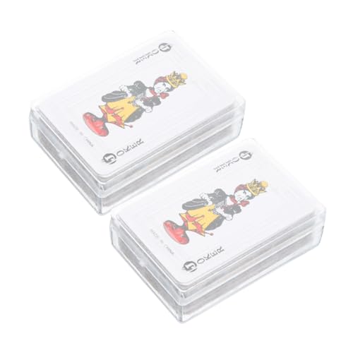 YARNOW Miniatur Spielkarten Satz für Puppenhäuser 2 Boxen Spielkarten Tragbare Kleiner Karten für Kinder Spielzeug für Kinderpartys Reisekartenspiele YARNOW Miniatur Spielkarten Satz für Puppenhäuser 2 Boxen Spielkarten Tragbare Kleiner Karten für Kinder Spielzeug für Kinderpartys Reisekartenspiele von YARNOW
