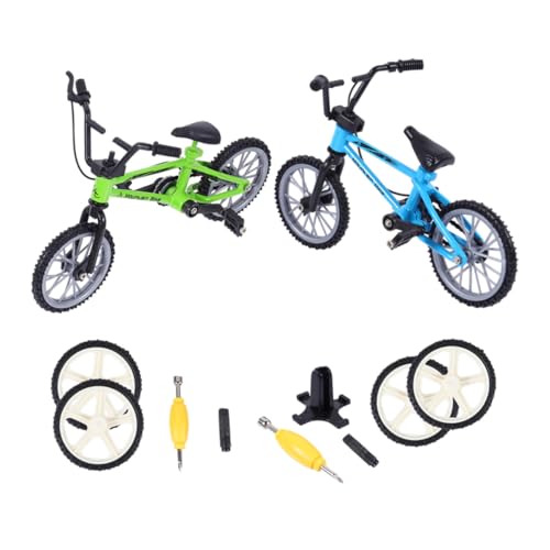 YARNOW 2 Sätze Aluminiumlegierung Fingerbike Mini Fahrradmodell für Stressabbauendes Lernspielzeug Langlebig und Sammelbar Geeignet für Desktop und Freizeitspaß YARNOW 2 Sätze Aluminiumlegierung Fingerbike Mini Fahrradmodell für Stressabbauendes Lernspielzeug Langlebig und Sammelbar Geeignet für Desktop und Freizeitspaß von YARNOW