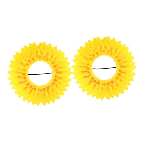 YARNOW 2 Stück Lustiger Sonnenblumen Kopfschmuck für Teiliges Einzigartiges Blumen Headgear Leicht und Tragbar für Kindergarten Sportfest und Mädchenspaß Sommerliches Kostümzubehör YARNOW 2 Stück Lustiger Sonnenblumen Kopfschmuck für Teiliges Einzigartiges Blumen Headgear Leicht und Tragbar für Kindergarten Sportfest und Mädchenspaß Sommerliches Kostümzubehör von YARNOW