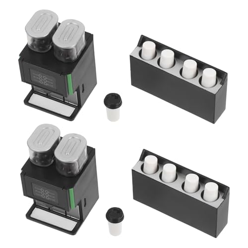 YARNOW 2 Stück Mini Kaffeemaschine Modell Kaffeemaschine Puppenhaus Zubehör Miniatur Espressomaschine Puppenhaus Miniatur Zubehör Dekorationen YARNOW 2 Stück Mini Kaffeemaschine Modell Kaffeemaschine Puppenhaus Zubehör Miniatur Espressomaschine Puppenhaus Miniatur Zubehör Dekorationen von YARNOW
