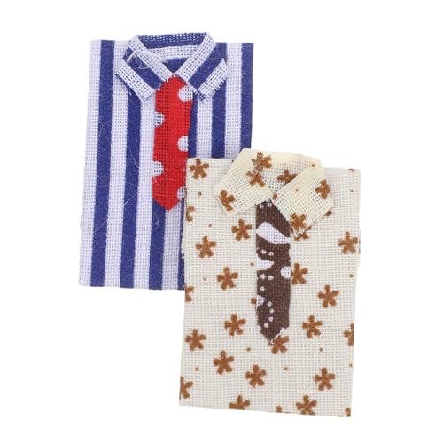 YARNOW 2 Stück Mini Shirt Ornamente Winziges Shirt Für Puppenhaus DIY Bastelbedarf Puppenhaus Dekoration Miniatur Requisiten Miniatur Hauszubehör Stoff YARNOW 2 Stück Mini Shirt Ornamente Winziges Shirt Für Puppenhaus DIY Bastelbedarf Puppenhaus Dekoration Miniatur Requisiten Miniatur Hauszubehör Stoff von YARNOW