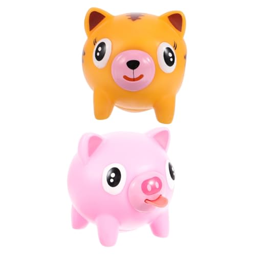 YARNOW 2 Stück Stressspielzeug mit Tier Motiv Quetschbare Lustige zum Herausstrecken Druckabbau und Partyspaß Weiches Material als für Jugendliche YARNOW 2 Stück Stressspielzeug mit Tier Motiv Quetschbare Lustige zum Herausstrecken Druckabbau und Partyspaß Weiches Material als für Jugendliche von YARNOW