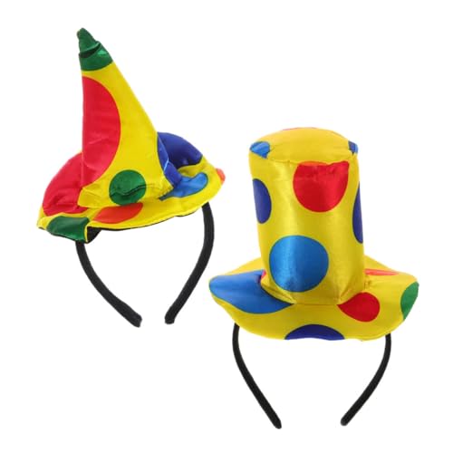 YARNOW 2 Stück Teiliges Clown Kostüm Haarreif aus Weichem Material Komfortabel und Langlebig Auffälliges Design für Karneval Halloween Fasching und Partyveranstaltungen YARNOW 2 Stück Teiliges Clown Kostüm Haarreif aus Weichem Material Komfortabel und Langlebig Auffälliges Design für Karneval Halloween Fasching und Partyveranstaltungen von YARNOW