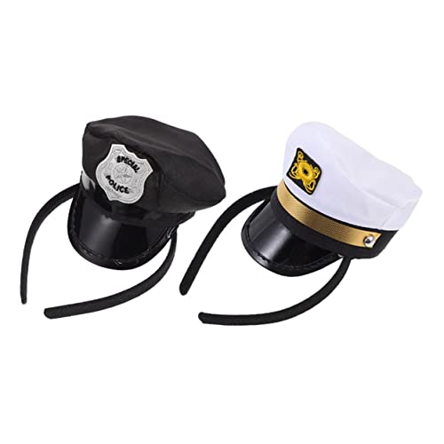 YARNOW 2 Stück Teiliges Cosplay mit Maritimen Kapitänsmützen Leichte Atmungsaktive Haarbänder für Jungen und Mädchen Kreative Party Kostüm Accessoires für Kinderfest und Karneval YARNOW 2 Stück Teiliges Cosplay mit Maritimen Kapitänsmützen Leichte Atmungsaktive Haarbänder für Jungen und Mädchen Kreative Party Kostüm Accessoires für Kinderfest und Karneval von YARNOW