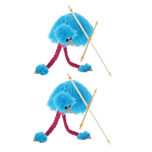 YARNOW 2 Stück Teiliges Handgeführter Marionetten-Puppen aus Holz und Plüsch Realistische Strauß-Designs Interaktives Kreativität und Hand-Auge-koordination für Puppentheater YARNOW 2 Stück Teiliges Handgeführter Marionetten-Puppen aus Holz und Plüsch Realistische Strauß-Designs Interaktives Kreativität und Hand-Auge-koordination für Puppentheater von YARNOW