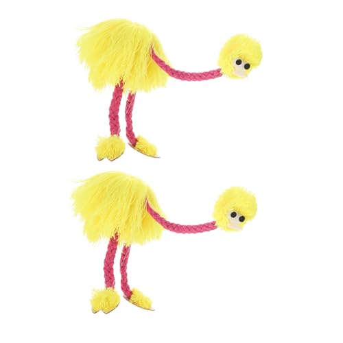 YARNOW 2 Stück Teiliges Plüschstrauß Marionetten Holz und Plüsch Langlebige Handpuppen mit Weicher Sensorik für Puppentheater Interaktives Geschichtenerzählen und Kreatives Rollenspiel YARNOW 2 Stück Teiliges Plüschstrauß Marionetten Holz und Plüsch Langlebige Handpuppen mit Weicher Sensorik für Puppentheater Interaktives Geschichtenerzählen und Kreatives Rollenspiel von YARNOW