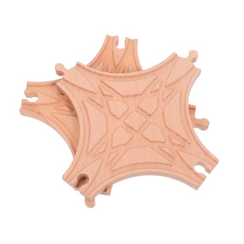 YARNOW 2 Stück Vielseitige Mehrwege Gleisverbinder für Holz Zugsets Kompatibel mit Verschiedenen Holzspielzeug Eisenbahnen Fördert Kreativität und Familienspaß YARNOW 2 Stück Vielseitige Mehrwege Gleisverbinder für Holz Zugsets Kompatibel mit Verschiedenen Holzspielzeug Eisenbahnen Fördert Kreativität und Familienspaß von YARNOW