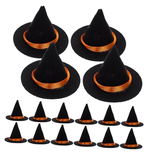 YARNOW 20 Stück Mini Filz-hexenhüte Halloween Deko Kleine Zauberer Hüte für DIY Basteln Weinflaschenverschluss Puppenhaus Zubehör Partygeschenke YARNOW 20 Stück Mini Filz-hexenhüte Halloween Deko Kleine Zauberer Hüte für DIY Basteln Weinflaschenverschluss Puppenhaus Zubehör Partygeschenke von YARNOW