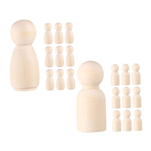 YARNOW 20 Stück Teiliges DIY Holz Puppen Set Unbemalte Holzfiguren Jungen und Mädchen Blanko Holzpuppen für Kreative Familienaktivität Kreative Malvorlage Vielseitige Dekoration YARNOW 20 Stück Teiliges DIY Holz Puppen Set Unbemalte Holzfiguren Jungen und Mädchen Blanko Holzpuppen für Kreative Familienaktivität Kreative Malvorlage Vielseitige Dekoration von YARNOW
