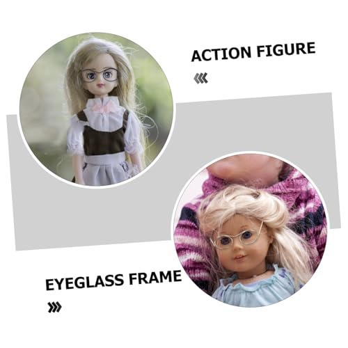 YARNOW 20 Stück Teiliges Miniaturbrillen Puppen Leichte Metallrahmen in Gold Silber Roségold Schwarz für DIY Puppenhaus Stilvolle Winzige Brillen Zubehör für Bastelprojekte YARNOW 20 Stück Teiliges Miniaturbrillen Puppen Leichte Metallrahmen in Gold Silber Roségold Schwarz für DIY Puppenhaus Stilvolle Winzige Brillen Zubehör für Bastelprojekte von YARNOW