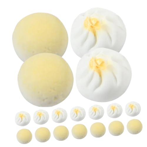 YARNOW 24 Stück Miniatur Dampfbrötchen Dekoration für Puppenhaus Realistische Lebensmittelmodelle aus Kunststoff für Miniaturküchen und Spielzeug Szenarien YARNOW 24 Stück Miniatur Dampfbrötchen Dekoration für Puppenhaus Realistische Lebensmittelmodelle aus Kunststoff für Miniaturküchen und Spielzeug Szenarien von YARNOW