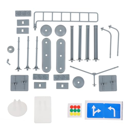 YARNOW 3 Sätze DIY Verkehrsschilder aus Robustem Kunststoff Bunte Miniatur Straßenzeichen Lernspielzeug für Verkehrssicherheit und Motorikförderung YARNOW 3 Sätze DIY Verkehrsschilder aus Robustem Kunststoff Bunte Miniatur Straßenzeichen Lernspielzeug für Verkehrssicherheit und Motorikförderung von YARNOW