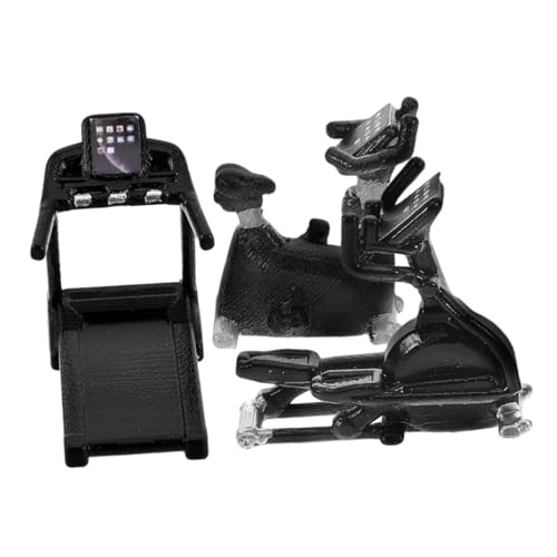 YARNOW 3 Stück Laufband Heimtrainer Fahrrad Miniatur Sportmodelle für Puppenhaus Fitnessszene Handgefertigte Sport-miniaturen YARNOW 3 Stück Laufband Heimtrainer Fahrrad Miniatur Sportmodelle für Puppenhaus Fitnessszene Handgefertigte Sport-miniaturen von YARNOW