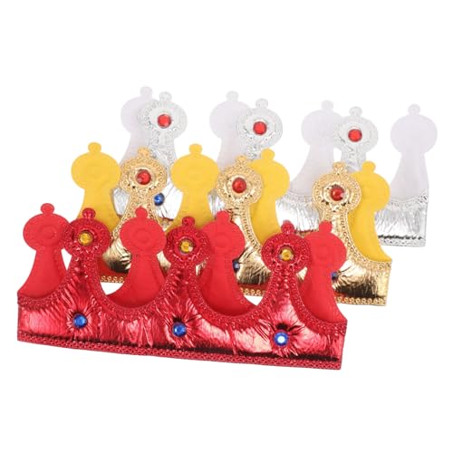 YARNOW 3 Stück Teiliges Kinderkronen Weichem mit Juwelenbesatz Verstellbar Leicht und Komfortabel Königliches Geburtstagskostüm für Jungen für Foto requisiten und Partyspiele YARNOW 3 Stück Teiliges Kinderkronen Weichem mit Juwelenbesatz Verstellbar Leicht und Komfortabel Königliches Geburtstagskostüm für Jungen für Foto requisiten und Partyspiele von YARNOW