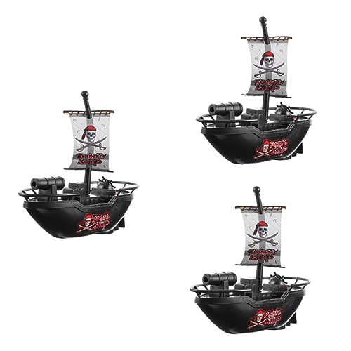 YARNOW 3 Stück Teiliges Piratenschiff Badespielzeug Elektrisch Schwimmendes Boot aus Sicherem Kunststoff Lustiges Wasserspielzeug für Badewanne Pool und Sommerbadespaß YARNOW 3 Stück Teiliges Piratenschiff Badespielzeug Elektrisch Schwimmendes Boot aus Sicherem Kunststoff Lustiges Wasserspielzeug für Badewanne Pool und Sommerbadespaß von YARNOW
