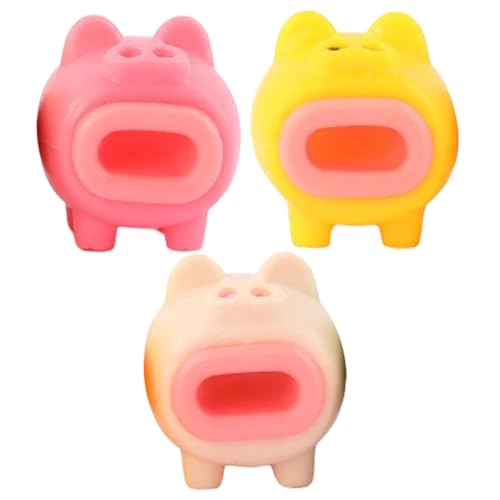 YARNOW 3 Stück Teiliges Schwein Stressspielzeug Lustiges Antistress Quetschspielzeug mit Guter Elastizität Tragbare Dekompressionsspielzeuge für Party Mitgebsel und Büro Zufällige Farbe YARNOW 3 Stück Teiliges Schwein Stressspielzeug Lustiges Antistress Quetschspielzeug mit Guter Elastizität Tragbare Dekompressionsspielzeuge für Party Mitgebsel und Büro Zufällige Farbe von YARNOW