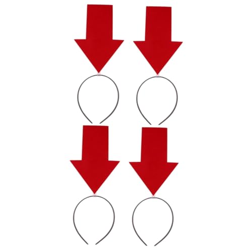 YARNOW 4 Stck. Lustiges Pfeilspitzen Stirnband Kreatives Haarschmuck Accessoire Robustes Material Auffälliges Design für Karneval Kostümparty und Fotoshootings YARNOW 4 Stck. Lustiges Pfeilspitzen Stirnband Kreatives Haarschmuck Accessoire Robustes Material Auffälliges Design für Karneval Kostümparty und Fotoshootings von YARNOW