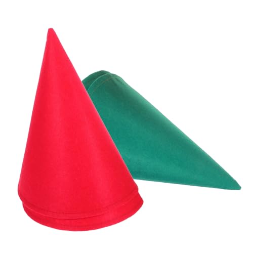 YARNOW 4 Stück Filz-zwergenmützen für Erwachsene und Flexible Elf Kostüm Hüte in Rot und Grün Leichte Gnome Zipfelmützen für Weihnachtsfeiern Fasching und Theateraufführungen YARNOW 4 Stück Filz-zwergenmützen für Erwachsene und Flexible Elf Kostüm Hüte in Rot und Grün Leichte Gnome Zipfelmützen für Weihnachtsfeiern Fasching und Theateraufführungen von YARNOW