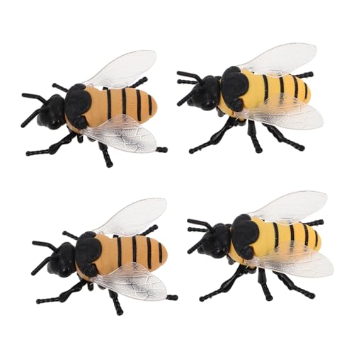 YARNOW 4 Stück Simulation Springspielzeug Kleine Bienenfigur Mini Bienenornament Partygeschenke Geschenke Bienenfigur Für Zuhause Bienen Aufziehspielzeug Mechanisches YARNOW 4 Stück Simulation Springspielzeug Kleine Bienenfigur Mini Bienenornament Partygeschenke Geschenke Bienenfigur Für Zuhause Bienen Aufziehspielzeug Mechanisches von YARNOW