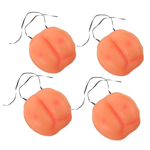 YARNOW 4 Stück Teiliges Fake Buttocks Prank Props Weiche Realistische Cosplay Po Kissen für Halloween Party Leichtes Elastisches Kostümzubehör für Lustige Streiche und Partyspaß YARNOW 4 Stück Teiliges Fake Buttocks Prank Props Weiche Realistische Cosplay Po Kissen für Halloween Party Leichtes Elastisches Kostümzubehör für Lustige Streiche und Partyspaß von YARNOW