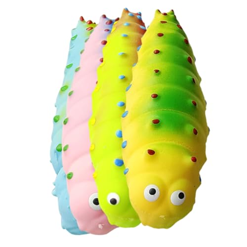 YARNOW 4 Stück Teiliges Raupe Quetschspielzeug Weiches Kompaktes Sensorisches Stressspielzeug für Jugendliche und Erwachsene Bunte Glatte Oberfläche Praktisches Zufällige Zufällige Farbe YARNOW 4 Stück Teiliges Raupe Quetschspielzeug Weiches Kompaktes Sensorisches Stressspielzeug für Jugendliche und Erwachsene Bunte Glatte Oberfläche Praktisches Zufällige Zufällige Farbe von YARNOW