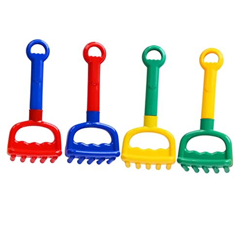 YARNOW 4 Stück Teiliges Sandspielzeug Bunte Kunststoff Sandrechen und Schaufeln Leichte Strandspielzeuge für Jungen und Mädchen zum Buddeln Am Strand Sommer Outdoor YARNOW 4 Stück Teiliges Sandspielzeug Bunte Kunststoff Sandrechen und Schaufeln Leichte Strandspielzeuge für Jungen und Mädchen zum Buddeln Am Strand Sommer Outdoor von YARNOW