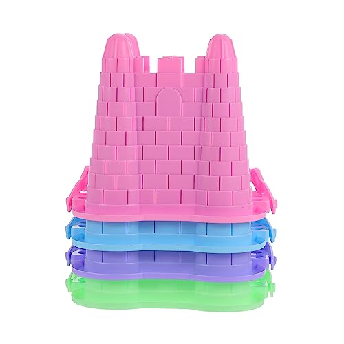 YARNOW 4 Stück Teiliges Sandspielzeug aus Hochwertigem Kunststoff Bunte Sandkasteneimer und Sandformen für Leicht und Sicher für Strand und Sandkastenspiele Draußen YARNOW 4 Stück Teiliges Sandspielzeug aus Hochwertigem Kunststoff Bunte Sandkasteneimer und Sandformen für Leicht und Sicher für Strand und Sandkastenspiele Draußen von YARNOW