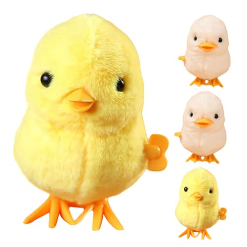 YARNOW 4 Stück Wind Up Laufspielzeug Küken und Enten Realistische Bauernhoftiere aus Plüsch Batteriefreies Aufziehspielzeug für Kleinkinder Fördert Fähigkeiten und Farberkennung YARNOW 4 Stück Wind Up Laufspielzeug Küken und Enten Realistische Bauernhoftiere aus Plüsch Batteriefreies Aufziehspielzeug für Kleinkinder Fördert Fähigkeiten und Farberkennung von YARNOW