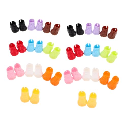 YARNOW 40 Paare Mini Puppenschuhe für Puppen Bunte Flache Mini Schuhe Stabile Kurzstiefel Puppenzubehör für Sitzen und Stehen für Puppenhaus und Kreatives Spiel YARNOW 40 Paare Mini Puppenschuhe für Puppen Bunte Flache Mini Schuhe Stabile Kurzstiefel Puppenzubehör für Sitzen und Stehen für Puppenhaus und Kreatives Spiel von YARNOW