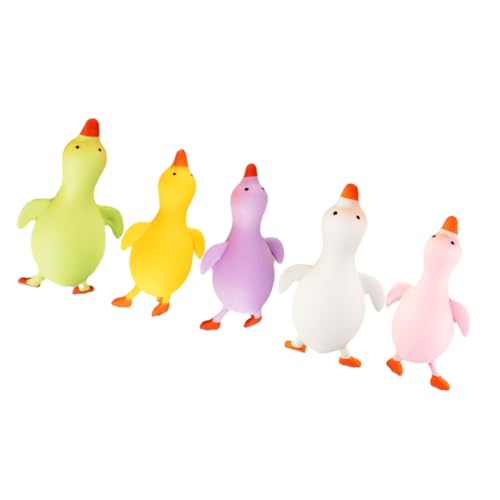YARNOW 5 Stück Teiliges Enten quetschspielzeug aus TPR Buntes Stressabbau Partyspaß Tragbare Druckentlastung Lustiges Sensorisches Handspielzeug für Freunde und Geschenkideen YARNOW 5 Stück Teiliges Enten quetschspielzeug aus TPR Buntes Stressabbau Partyspaß Tragbare Druckentlastung Lustiges Sensorisches Handspielzeug für Freunde und Geschenkideen von YARNOW