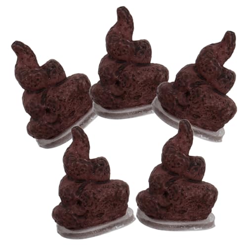 YARNOW 5Stücke Realistische Gefälschte Poop Figuren Streichspielzeug für Mikrolandschaften und Puppenhaus Deko Niedliches mit Realistischen Details YARNOW 5Stücke Realistische Gefälschte Poop Figuren Streichspielzeug für Mikrolandschaften und Puppenhaus Deko Niedliches mit Realistischen Details von YARNOW