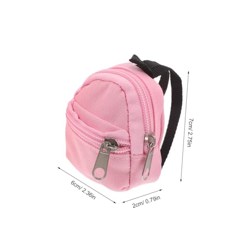 YARNOW 6 Stück Teiliges Mini Rucksack für Puppen Leichter Tragbarer Schulranzen mit Reißverschluss Proportioniert für Verschiedene Miniaturpuppen für Rollenspiele und Outdoor-spaß YARNOW 6 Stück Teiliges Mini Rucksack für Puppen Leichter Tragbarer Schulranzen mit Reißverschluss Proportioniert für Verschiedene Miniaturpuppen für Rollenspiele und Outdoor-spaß von YARNOW
