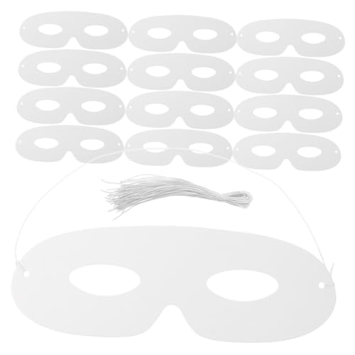 YARNOW 60 Sätze Teiliges DIY Papiermasken Weiß zum Bemalen Atmungsaktive Halloween gesichtsmasken Leichtes Bastelmaterial für Fasching Kostüm Cosplay zubehör YARNOW 60 Sätze Teiliges DIY Papiermasken Weiß zum Bemalen Atmungsaktive Halloween gesichtsmasken Leichtes Bastelmaterial für Fasching Kostüm Cosplay zubehör von YARNOW