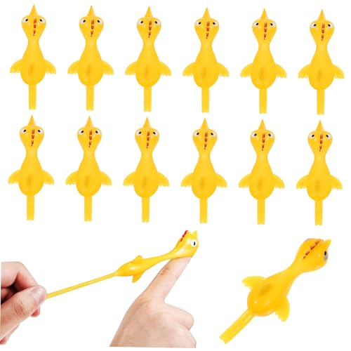 YARNOW 60 Stück Teiliges Gummihuhn Fingerflieger Stressabbauendes Sicheres Einfach zu Bedienendes Flugspielzeug für Lustiges Truthahn Design Leicht zu Reinigen Interaktives YARNOW 60 Stück Teiliges Gummihuhn Fingerflieger Stressabbauendes Sicheres Einfach zu Bedienendes Flugspielzeug für Lustiges Truthahn Design Leicht zu Reinigen Interaktives von YARNOW