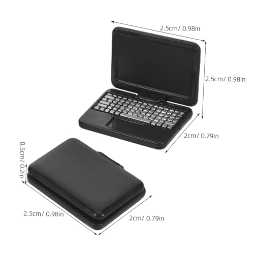 YARNOW 8 Stück Teiliges Miniatur-Laptop Puppenhaus Klappbare Realistische Mini-Modelle Fördert Kreatives Rollenspiel und Technisches Interesse bei Kindern YARNOW 8 Stück Teiliges Miniatur-Laptop Puppenhaus Klappbare Realistische Mini-Modelle Fördert Kreatives Rollenspiel und Technisches Interesse bei Kindern von YARNOW