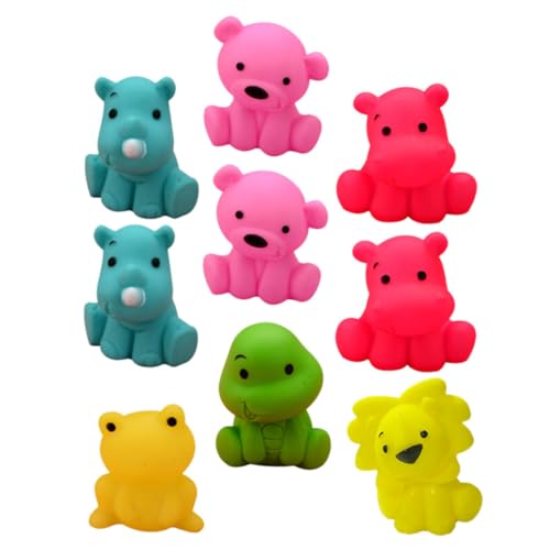 YARNOW 9 Stück Teiliges Cartoon Badewannenspielzeug für Kleinkinder Badespielzeug mit Quietschfunktion Niedlichen Tiermotiven YARNOW 9 Stück Teiliges Cartoon Badewannenspielzeug für Kleinkinder Badespielzeug mit Quietschfunktion Niedlichen Tiermotiven von YARNOW