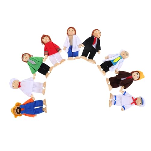 YARNOW 9 Teiliges Puppenhaus Aus Holz Rollenspiel Für Helfer In Der Gemeinde Für Rollenspiele Figuren Für Familienpuppen Spielset Aus Holz Puppenhaus YARNOW 9 Teiliges Puppenhaus Aus Holz Rollenspiel Für Helfer In Der Gemeinde Für Rollenspiele Figuren Für Familienpuppen Spielset Aus Holz Puppenhaus von YARNOW