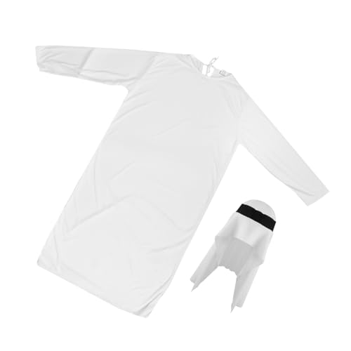 YARNOW Arabisches Kostüm Für Männer Muslimische Kleidung Mit Hut Traditionelle Thobe-mode YARNOW Arabisches Kostüm Für Männer Muslimische Kleidung Mit Hut Traditionelle Thobe-mode von YARNOW