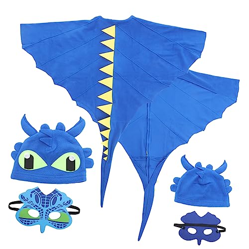 YARNOW Dinosaurier Kostüm Jahre Buntes Dino Cape mit Kapuze und Maske Bequemes Halloween Kostüm für Cosplay Kindergeburtstag Bühnenauftritte und Rollenspiele YARNOW Dinosaurier Kostüm Jahre Buntes Dino Cape mit Kapuze und Maske Bequemes Halloween Kostüm für Cosplay Kindergeburtstag Bühnenauftritte und Rollenspiele von YARNOW