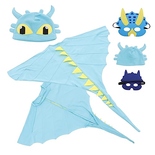 YARNOW Dinosaurier Kostüm für Jahre mit Umhang und Maske Dekoratives Halloween Cosplay Outfit Bequemes Leicht Anzuziehendes Verkleidungskostüm für Mädels und Jungs YARNOW Dinosaurier Kostüm für Jahre mit Umhang und Maske Dekoratives Halloween Cosplay Outfit Bequemes Leicht Anzuziehendes Verkleidungskostüm für Mädels und Jungs von YARNOW