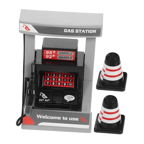 YARNOW Gasstation Modellspielzeug mit Realistischem Zapfsäulenmodell und Straßensperre Interaktives Lernspielzeug für Motorik und Vorstellungskraft YARNOW Gasstation Modellspielzeug mit Realistischem Zapfsäulenmodell und Straßensperre Interaktives Lernspielzeug für Motorik und Vorstellungskraft von YARNOW
