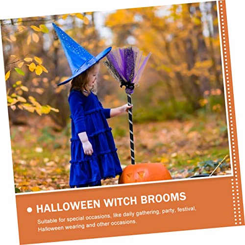 YARNOW Halloween Hexenhut und Besen Dekoratives Hexenkostüm Zubehör Zauberer Hut und Hexenbesen Robustes Teiliges Party Requisiten für Erwachsene für Halloween Kostümpartys YARNOW Halloween Hexenhut und Besen Dekoratives Hexenkostüm Zubehör Zauberer Hut und Hexenbesen Robustes Teiliges Party Requisiten für Erwachsene für Halloween Kostümpartys von YARNOW