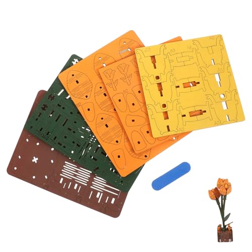YARNOW Holzpuzzle Blumenstrauß Holzkunst Bausatz DIY Puzzle Tulpendekor 3D Holzmodell Blumenbausatz Holzpflanze Zusammenbauspielzeug Holzpuzzle Blumenmodell Tulpenspielzeug Bausatz YARNOW Holzpuzzle Blumenstrauß Holzkunst Bausatz DIY Puzzle Tulpendekor 3D Holzmodell Blumenbausatz Holzpflanze Zusammenbauspielzeug Holzpuzzle Blumenmodell Tulpenspielzeug Bausatz von YARNOW